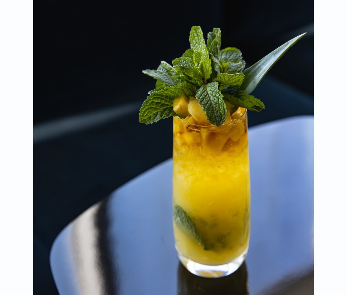 Grilled Pineapple Mojito